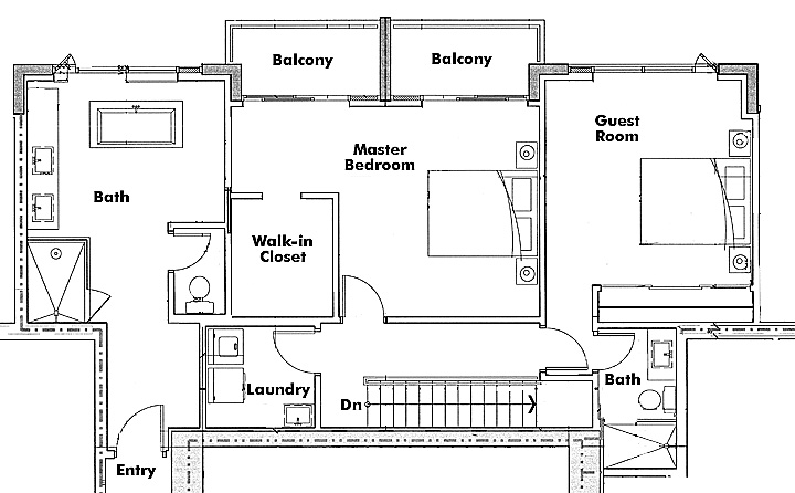 Floor plan PH1
