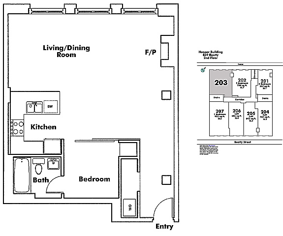 Floor plan 203