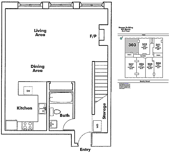 Floor plan 303