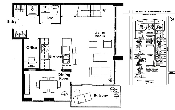 Floor plan 424