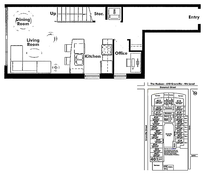 Floor plan 401