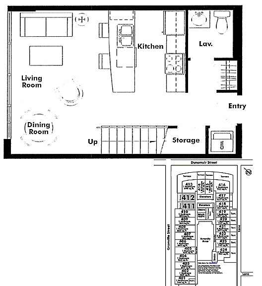 Floor plan 412