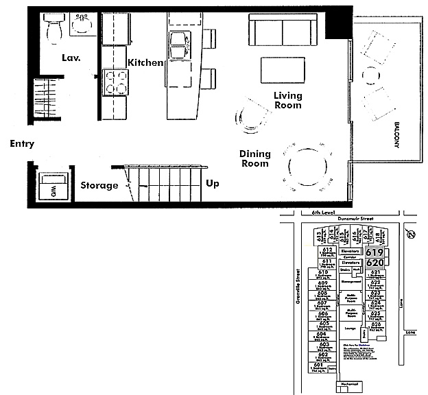 Floor plan 619