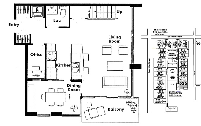 Floor plan 626