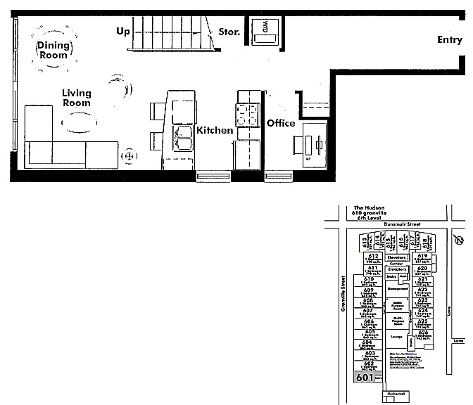 Floor plan 601