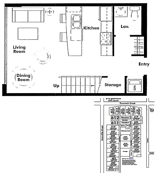 Floor plan 611