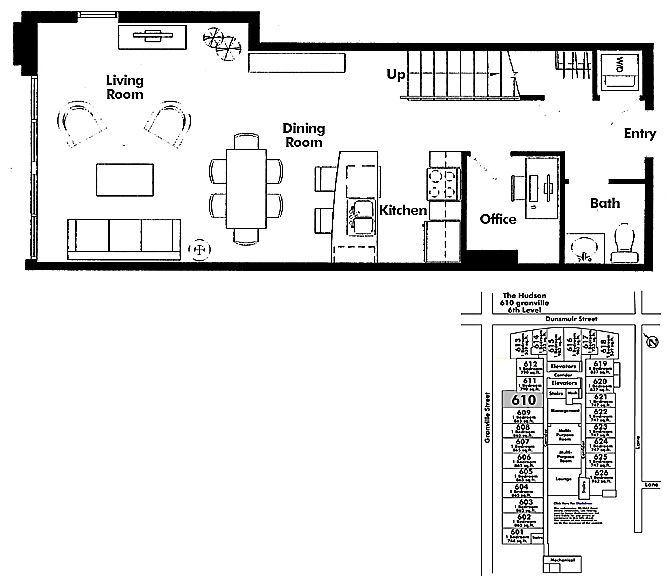 Floor plan 610