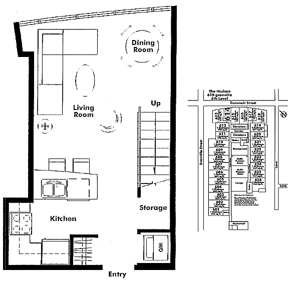 Floor plan 614