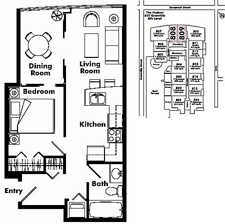 Floor plan 809
