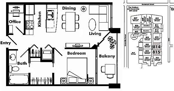Floor plan 814