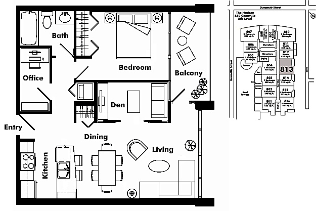Floor plan 813