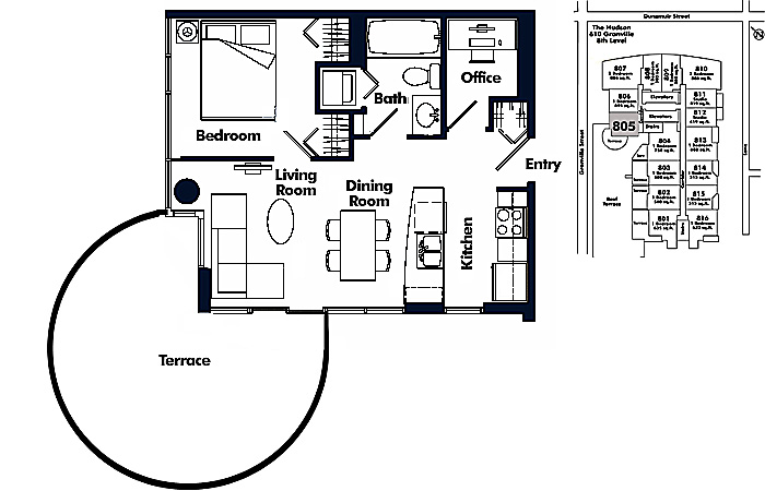 Floor plan 805