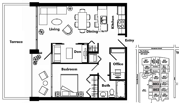 Floor plan 803