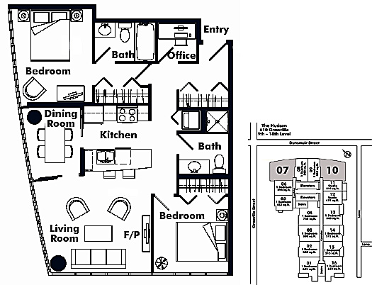 Floor plan 1007