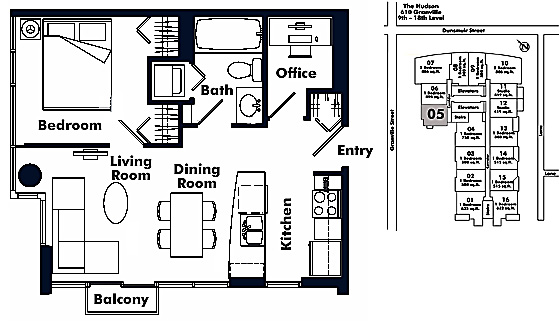 Floor plan 1305