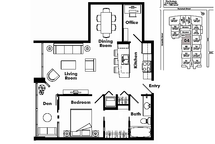 Floor plan 1004