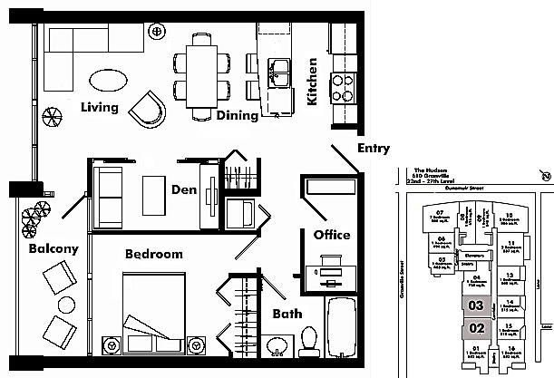 Floor plan 2203