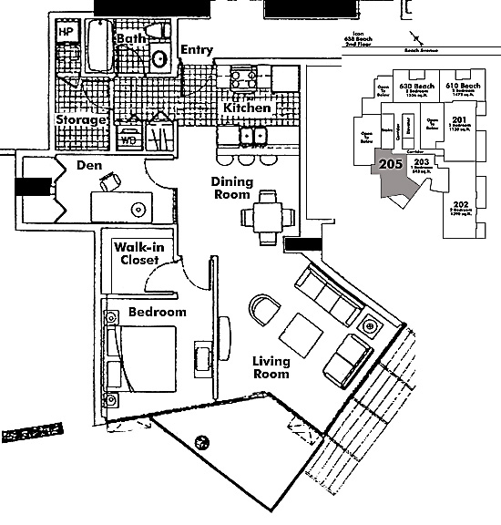 Floor plan 205