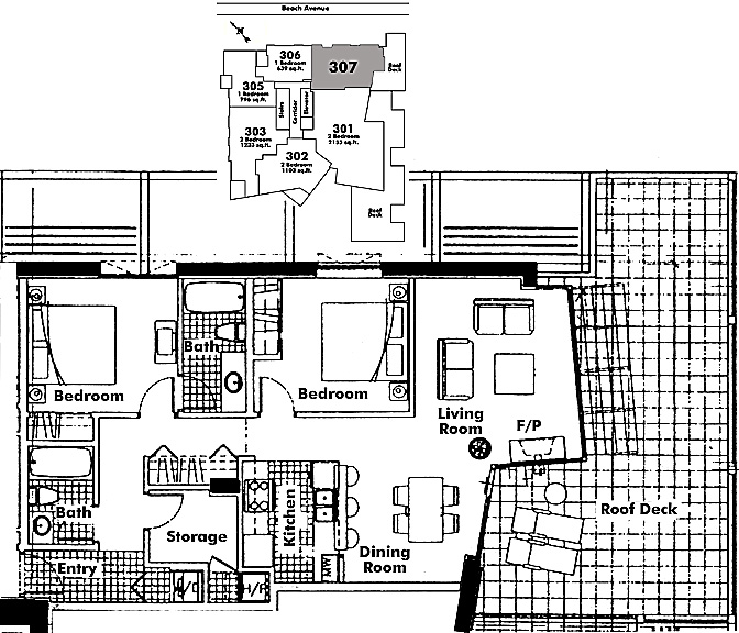 Floor plan 307
