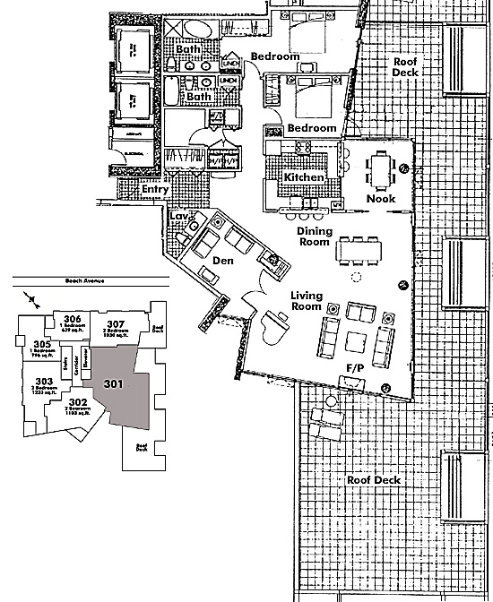 Floor plan 301