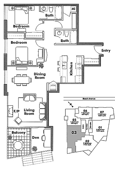 Floor plan 303
