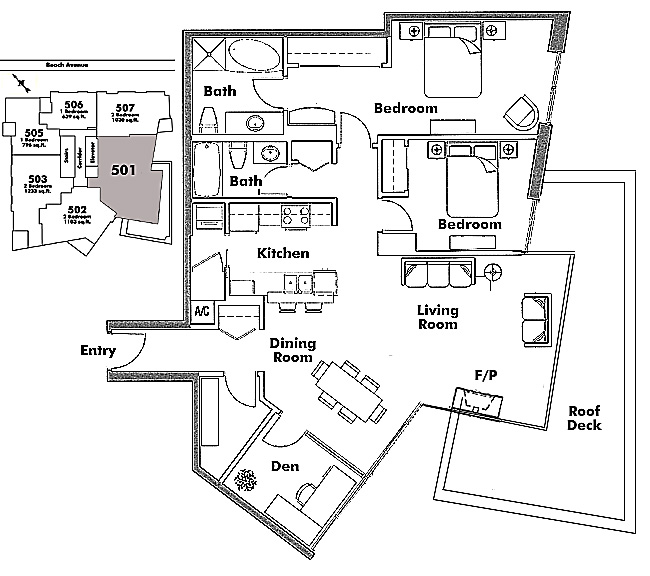 Floor plan 501