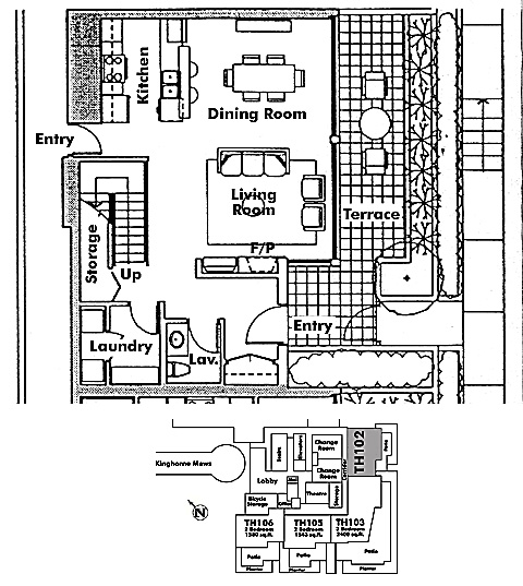 Floor plan TH102