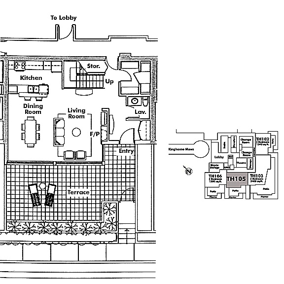Floor plan TH105