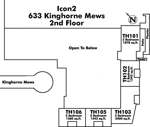 Floor plan TH105