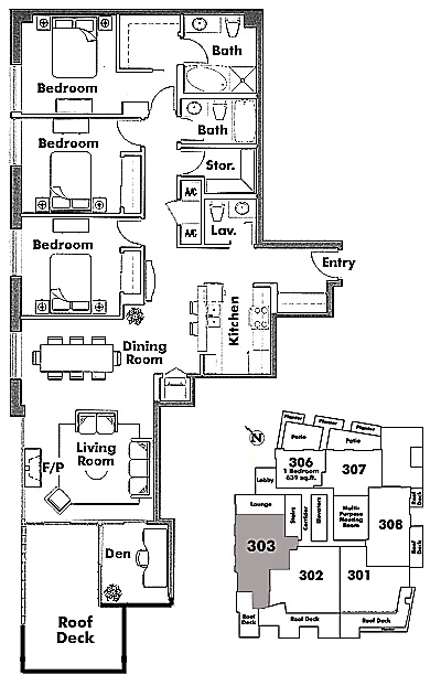 Floor plan 303
