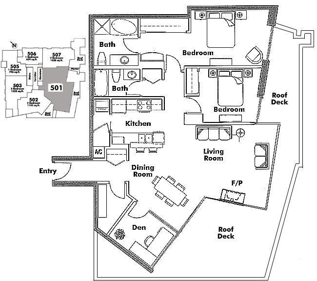 Floor plan 501
