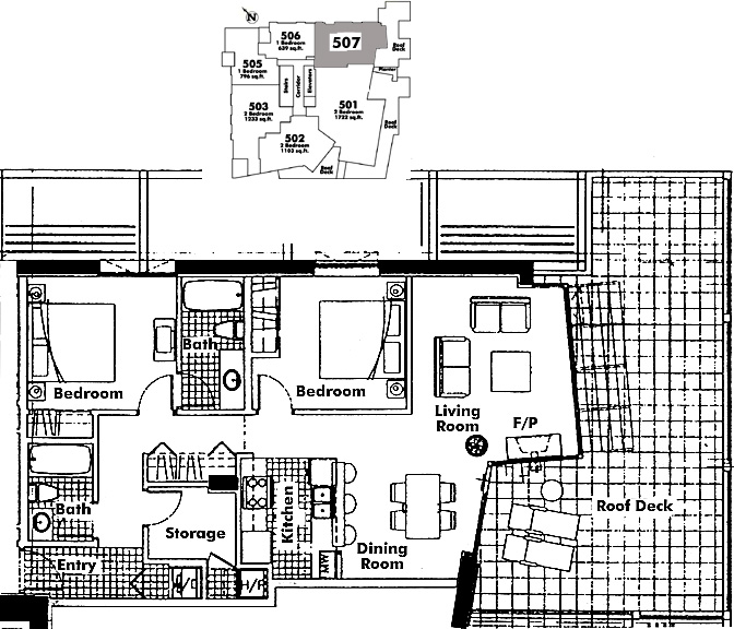 Floor plan 507