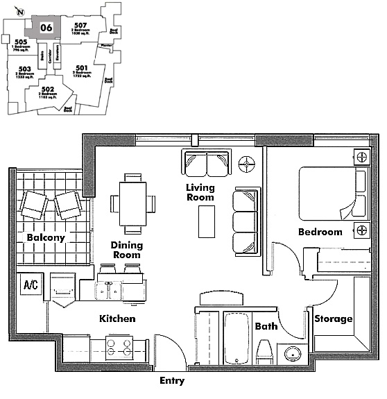 Floor plan 906