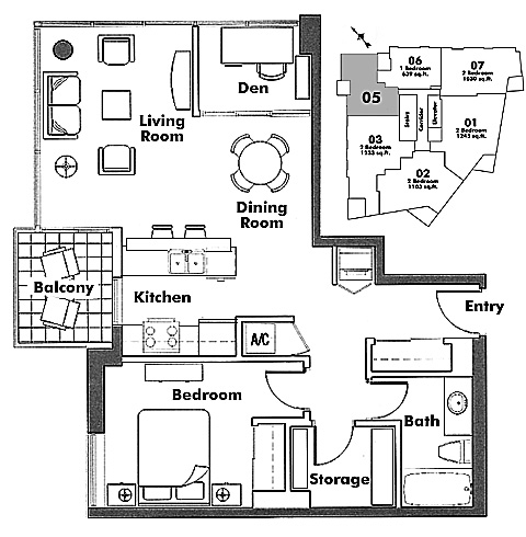 Floor plan 1005