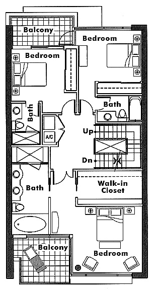 Floor plan TH105