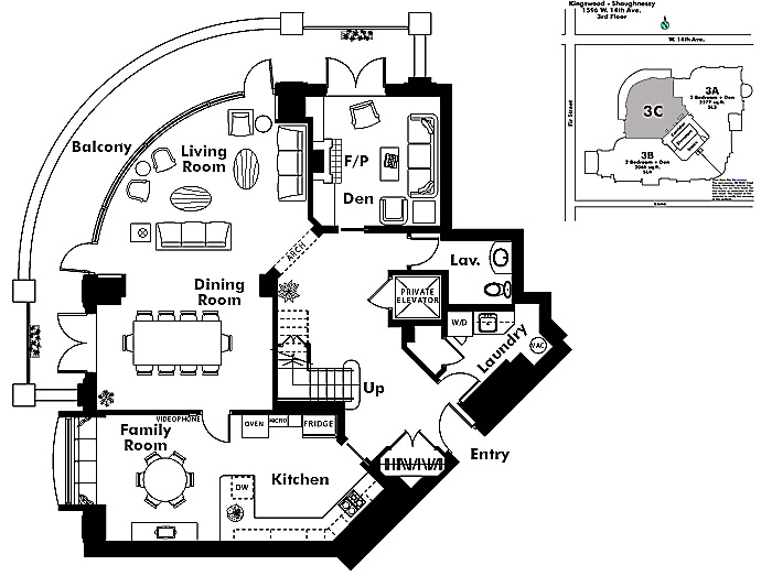 Floor plan 3C