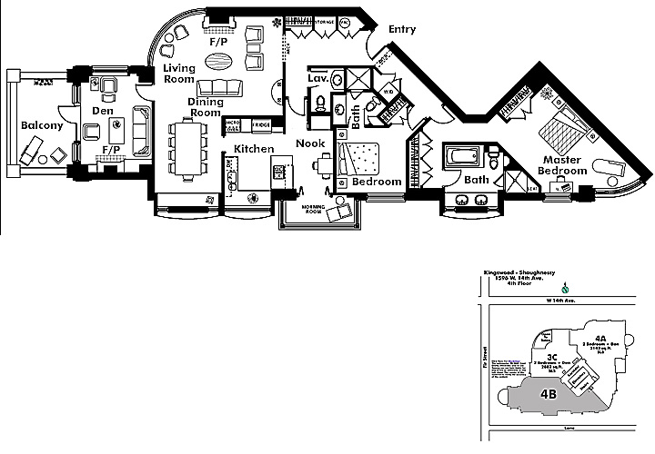 Floor plan 4B