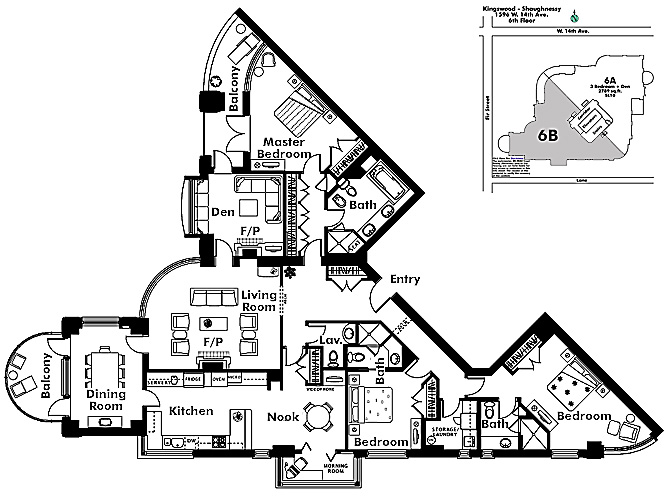 Floor plan 6B