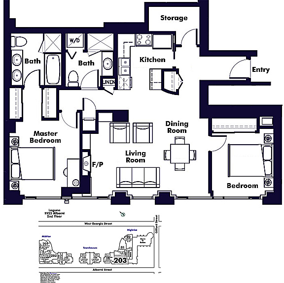 Floor plan 203