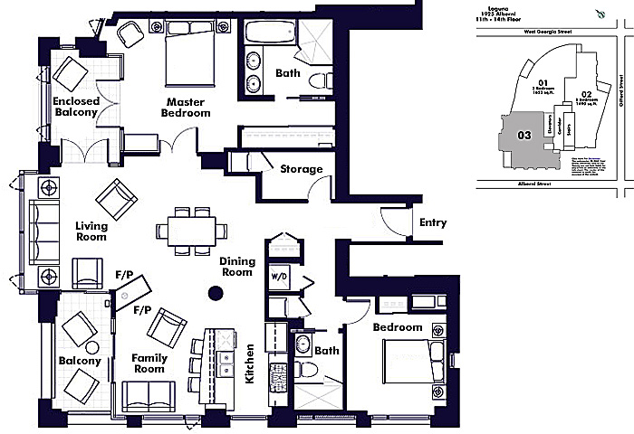 Floor plan 1303