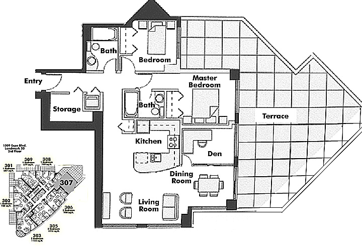 Floor plan 307