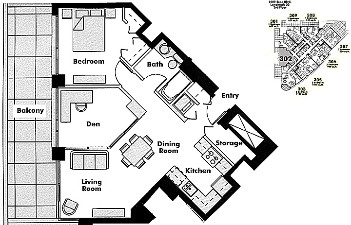 Floor plan 302
