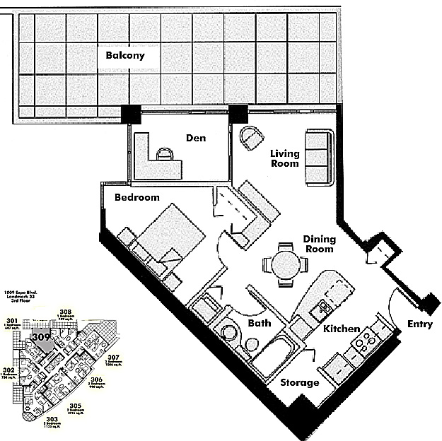 Floor plan 309