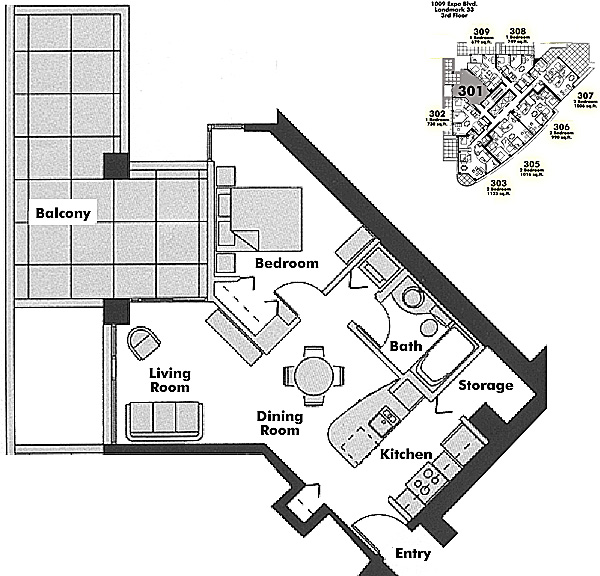 Floor plan 301