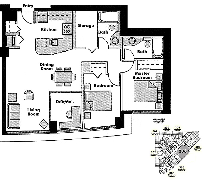 Floor plan 306