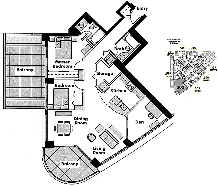 Floor plan 303