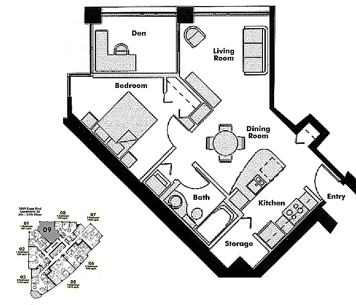 Floor plan 809