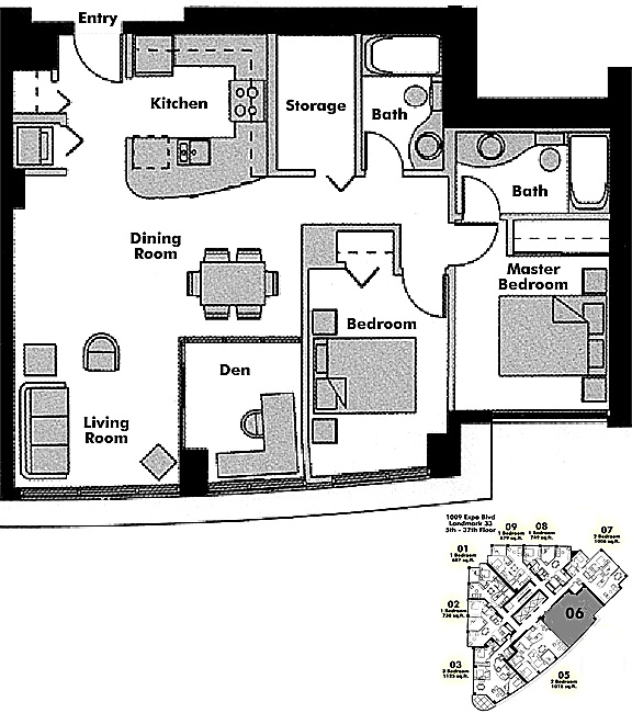 Floor plan 706