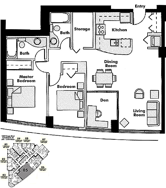 Floor plan 705