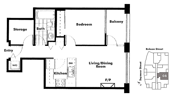 Floor plan 708